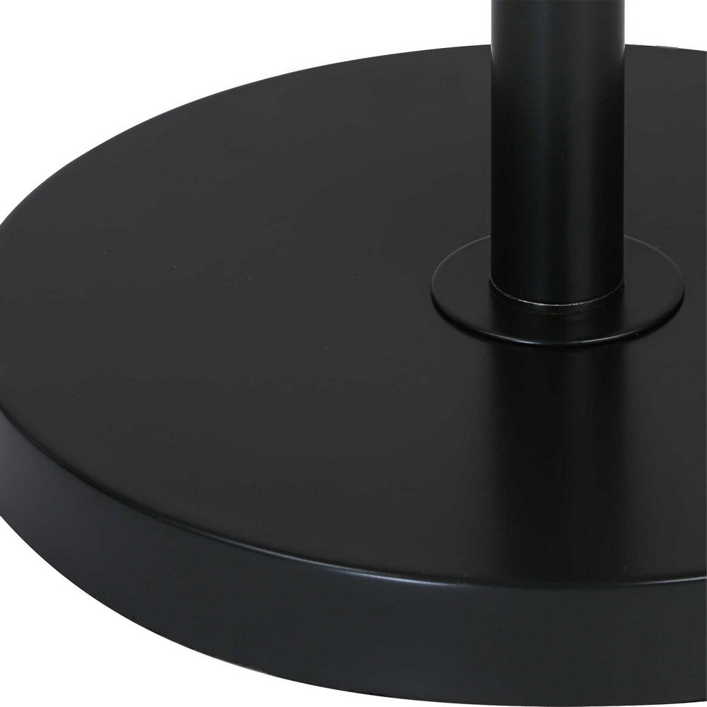 Modern Floor Lamp w Rotating LED Arms & Dimmer | 72" Black