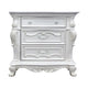 Rosy 5pc Queen Bedroom Set | White Wood Nightstand Chest Dresser