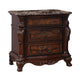 Moni 5pc Queen Bedroom Set | Cherry Brown Solid Wood | 2 Nightstands