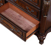 Moni 5pc Queen Bedroom Set | Cherry Brown Solid Wood | 2 Nightstands