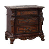 Frank 4pc Queen Bedroom Set | Dresser Mirror | Dark Cherry Brown Wood