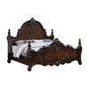 Frank 5pc Queen Bedroom Set | 2 Nightstands Mirror | Dark Cherry Brown