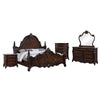 Frank 5pc Queen Bedroom Set | Dark Cherry Brown Wood | Chest Dresser