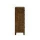 Lary Tall Dresser Chest | Youth Bedroom | Walnut Brown | 5 Drawers
