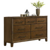 Lary Wide Dresser | Youth Bedroom | Walnut Brown | 7 Drawers