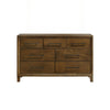 Lary Wide Dresser | Youth Bedroom | Walnut Brown | 7 Drawers