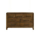 Lary Wide Dresser | Youth Bedroom | Walnut Brown | 7 Drawers