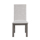 Hoso Dining Side Chair Set of 2 | Beige | Wood Frame | Nailhead Trim