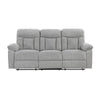 Juma Loveseat | Plush Pillow Top Arms | Soft Tufted Gray Chenille