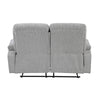 Juma Loveseat | Plush Pillow Top Arms | Soft Tufted Gray Chenille