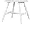 Soa Dining Side Chair Set of 2 | Curved Windsor Backs | White Wood