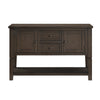 Vicy Sideboard Server | 2 Drawers & Cabinets | Espresso Brown 54"