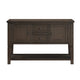 Vicy Sideboard Server | 2 Drawers & Cabinets | Espresso Brown 54"