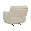 Tony Rocker Manual Reclining Chair w Tab Pull | Sand Brown Microfiber