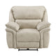 Tony Power Reclining Chair w USB Charging Port | Sand Brown Microfiber