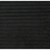 Rix Ottoman | 45" Seat | Faux Wood Legs | Black Corduroy Fabric