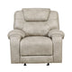 Lily Glider Manual Reclining Chair | Pewter Gray Polished Microfiber