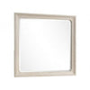 Rozie Dresser Mirror | Bevelled Accents | Light Brown Solid Wood 36x40