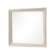 Rozie Dresser Mirror | Bevelled Accents | Light Brown Solid Wood 36x40