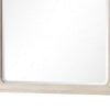 Rozie Dresser Mirror | Bevelled Accents | Light Brown Solid Wood 36x40