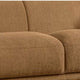 Oliver Loveseat with Round Back and Sloped Arms | Brown Boucle 68"