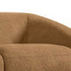 Oliver Loveseat with Round Back and Sloped Arms | Brown Boucle 68"