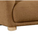 Oliver Loveseat with Round Back and Sloped Arms | Brown Boucle 68"