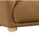 Oliver Sofa with Round and Back Sloped Arms | Soft Brown Boucle 88"