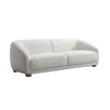 Oliver Loveseat with Round Back Sloped Arms | Soft White Boucle 68"