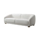 Oliver Loveseat with Round Back Sloped Arms | Soft White Boucle 68"