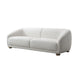 Oliver Sofa with Round Back Sloped Arms | Soft White Boucle 88"