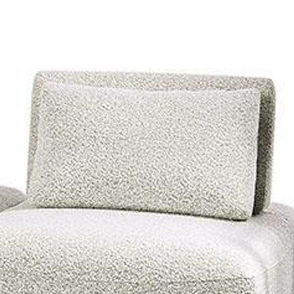 Stavan 3 Seater Modular Sofa | Light Gray Boucle | Adjustable Backs
