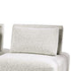 Stavan 2 Seater Modular Sofa | Light Gray Boucle | Adjustable Backs
