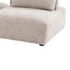 Stavan Modular 2 Seat Sofa | Light Brown Boucle | Adjustable Backs