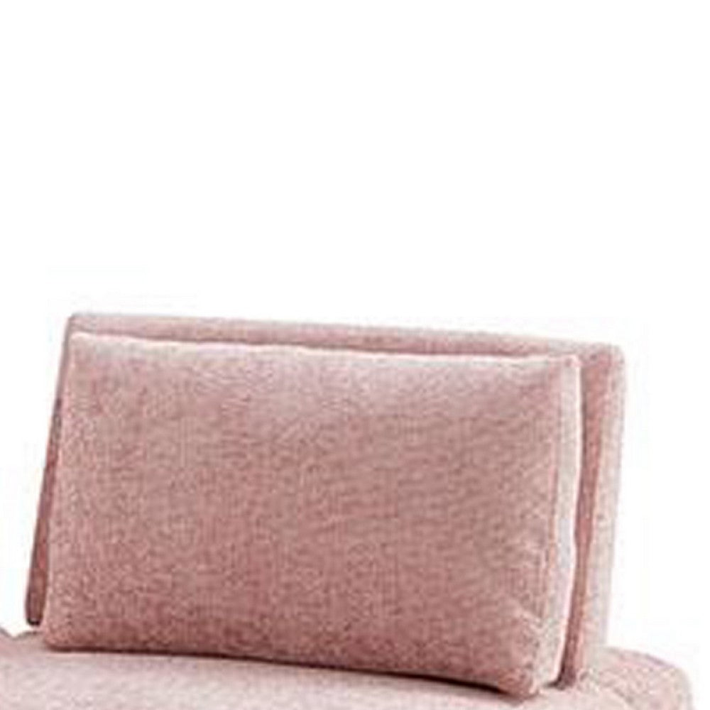 Stavan Modular 3 Seater Sofa | Pink Boucle | Adjustable Backs | 109"