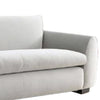 Sero Loveseat | Padded Bench Seat | Modern Light Gray Velvet 69"