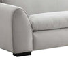 Sero Loveseat | Padded Bench Seat | Modern Light Gray Velvet 69"
