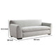 Sero Loveseat | Padded Bench Seat | Modern Light Gray Velvet 69"