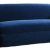 Sero Loveseat | Padded Bench Seat | Modern Royal Blue Velvet 69"