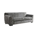 Sero Loveseat | Padded Bench Style Seat | Modern Dark Gray Velvet 69"