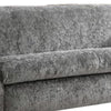 Sero Loveseat | Padded Bench Style Seat | Modern Dark Gray Velvet 69"