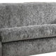 Sero Loveseat | Padded Bench Style Seat | Modern Dark Gray Velvet 69"