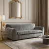 Sero Loveseat | Padded Bench Style Seat | Modern Dark Gray Velvet 69"