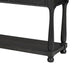 Ginie Sofa Table | 3 Drawers | Black Brown Solid Rubberwood | 60"