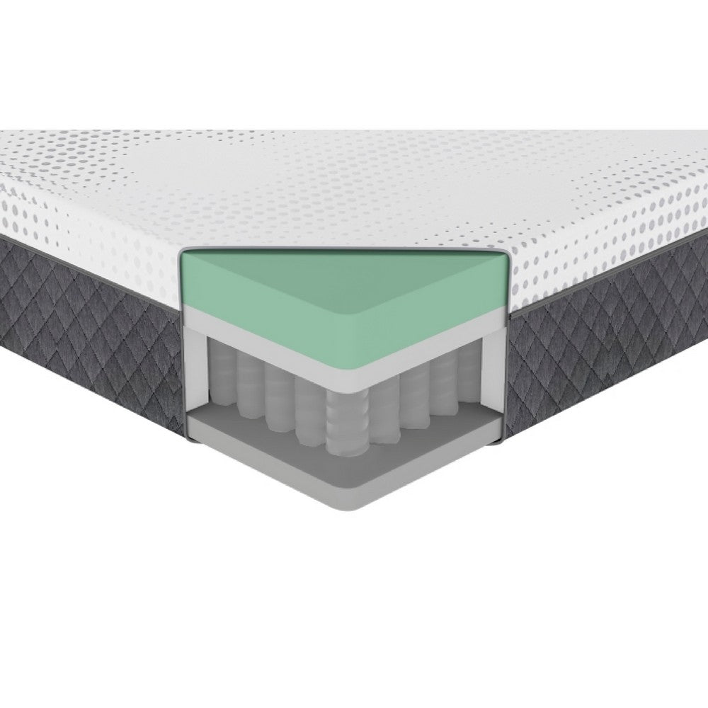 Mea California King Mattress | Firm Green Tea Cool Gel Memory Foam | 12"