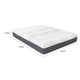 Mea California King Mattress | Firm Green Tea Cool Gel Memory Foam | 12"