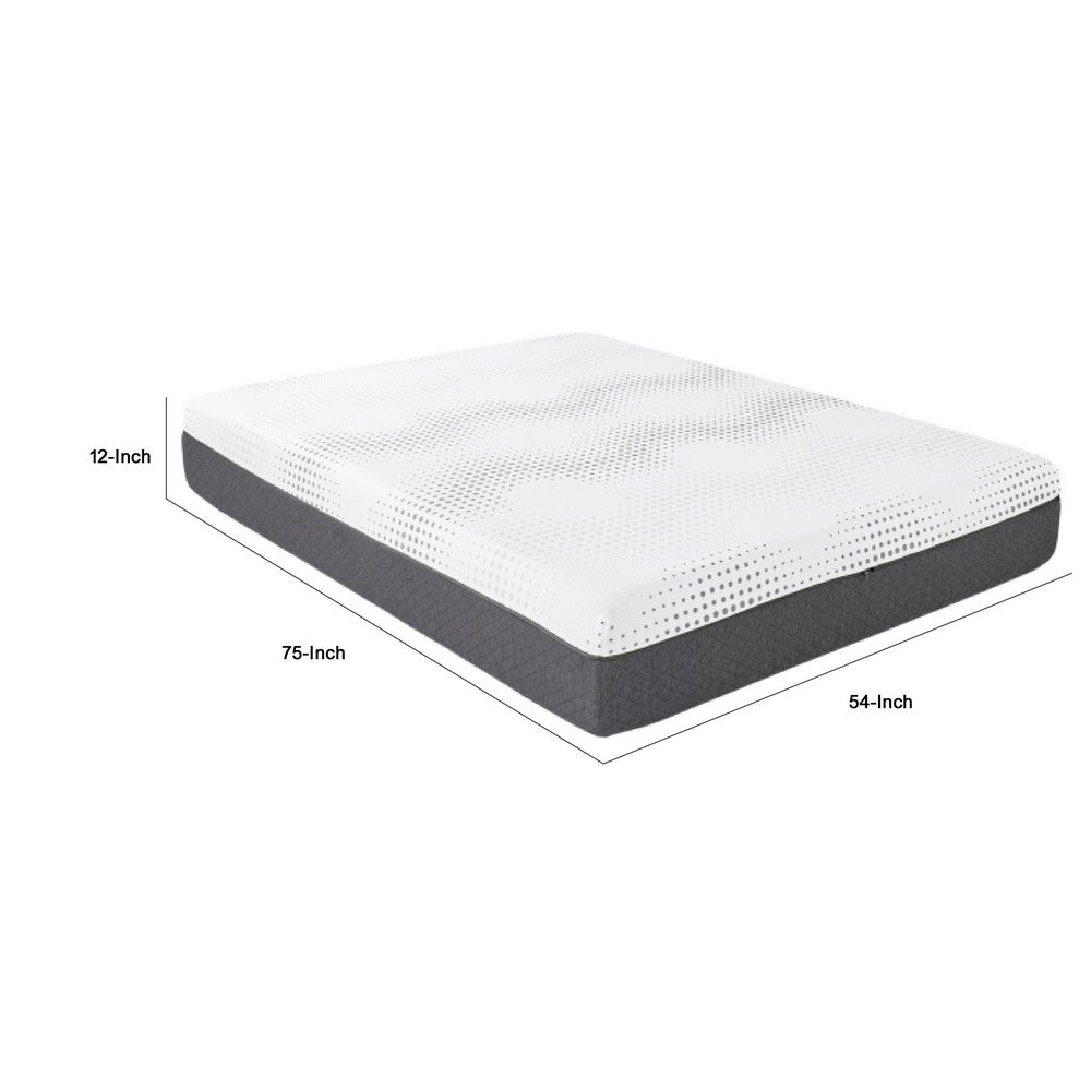 Mea Full Size Mattress | Firm Green Tea Cool Gel Memory Foam | 12"