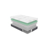Mea Queen Size Mattress | Firm Green Tea Cool Gel Memory Foam | 12"