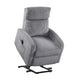 Pary Power Lift Chair | Armrests w Magazine Pocket | Dark Gray Corduroy