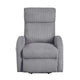 Pary Power Lift Chair | Armrests w Magazine Pocket | Dark Gray Corduroy
